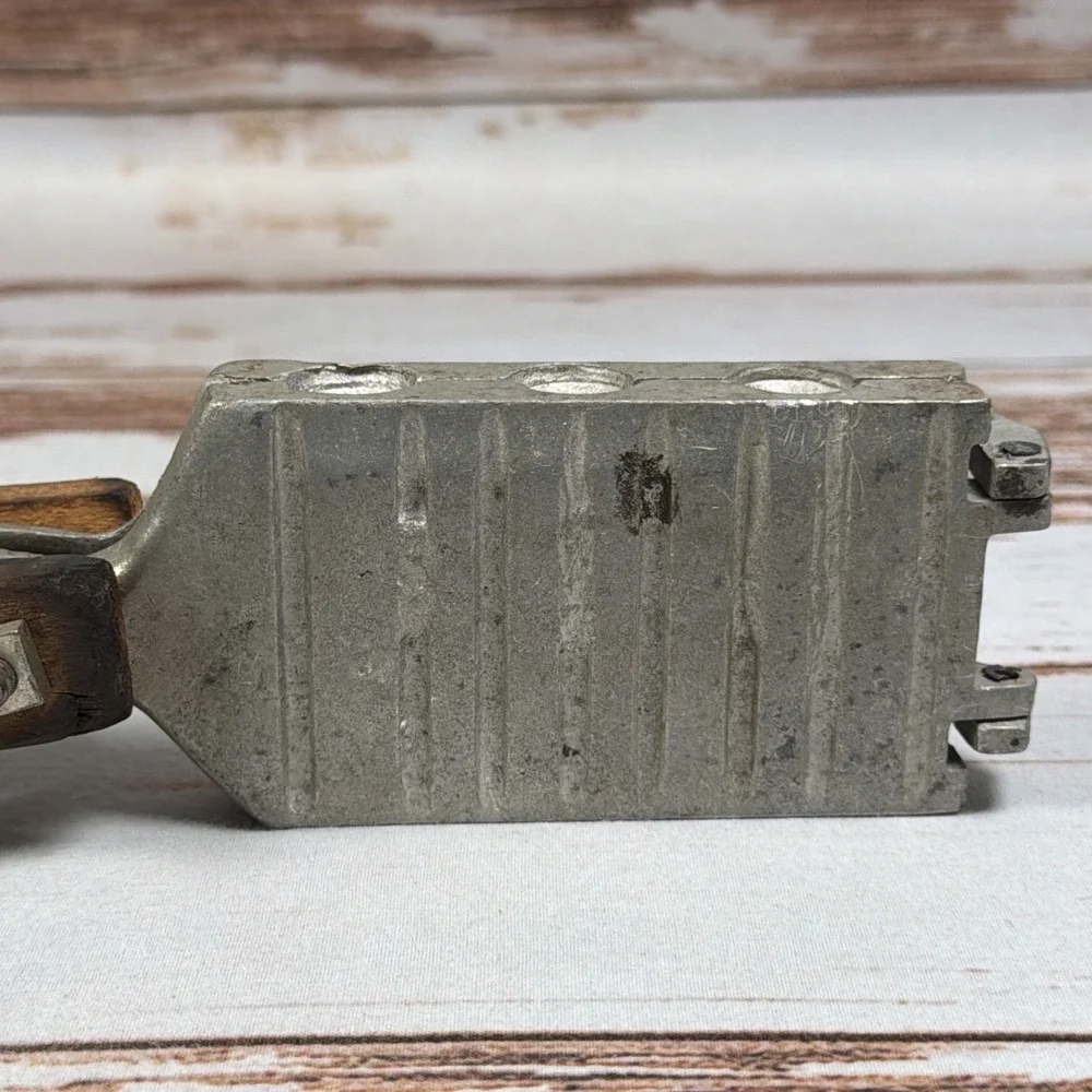 Vintage E.L. Sweet & Son Lead Sinker Mold Tonawanda NY Fishing Tool